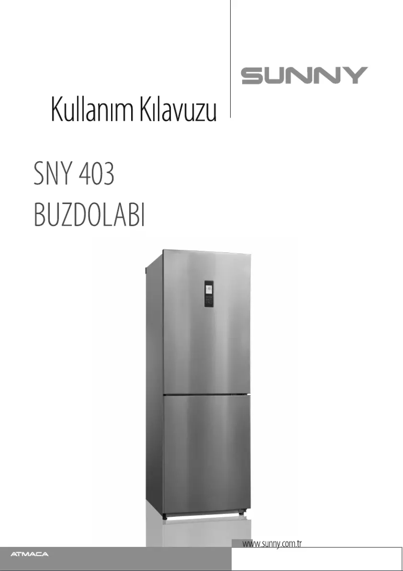 Page 1 of the manual User Manual Sunny SNY 403