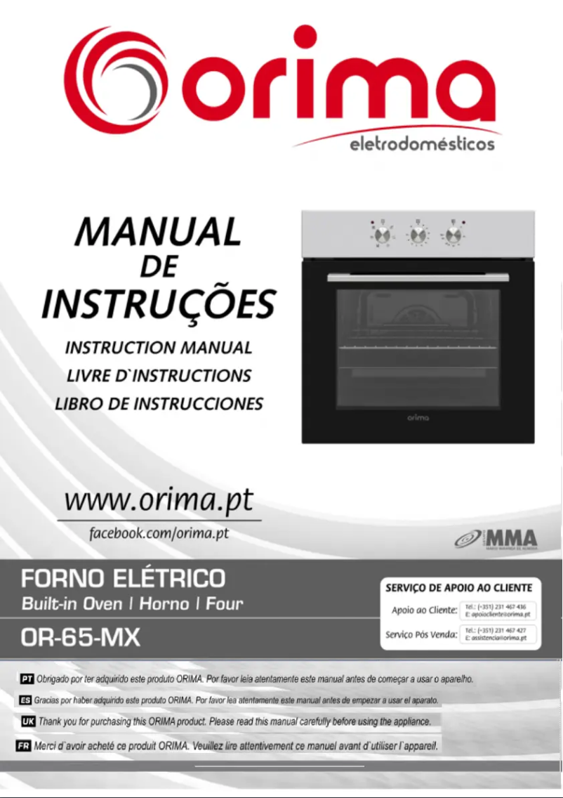 Image de la première page du manuel de l'appareil OR-65-MX