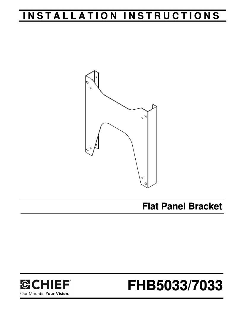 First page image of the manual for FHB5033