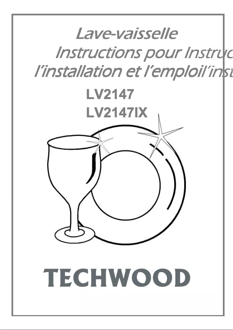 First page image of the manual for LV2147