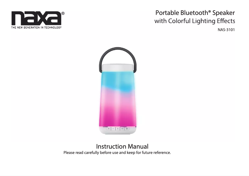 Image de la première page du manuel de l'appareil NAS-3101