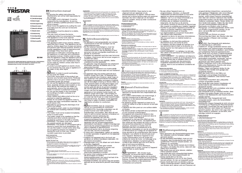 First page image of the manual for KA-5064