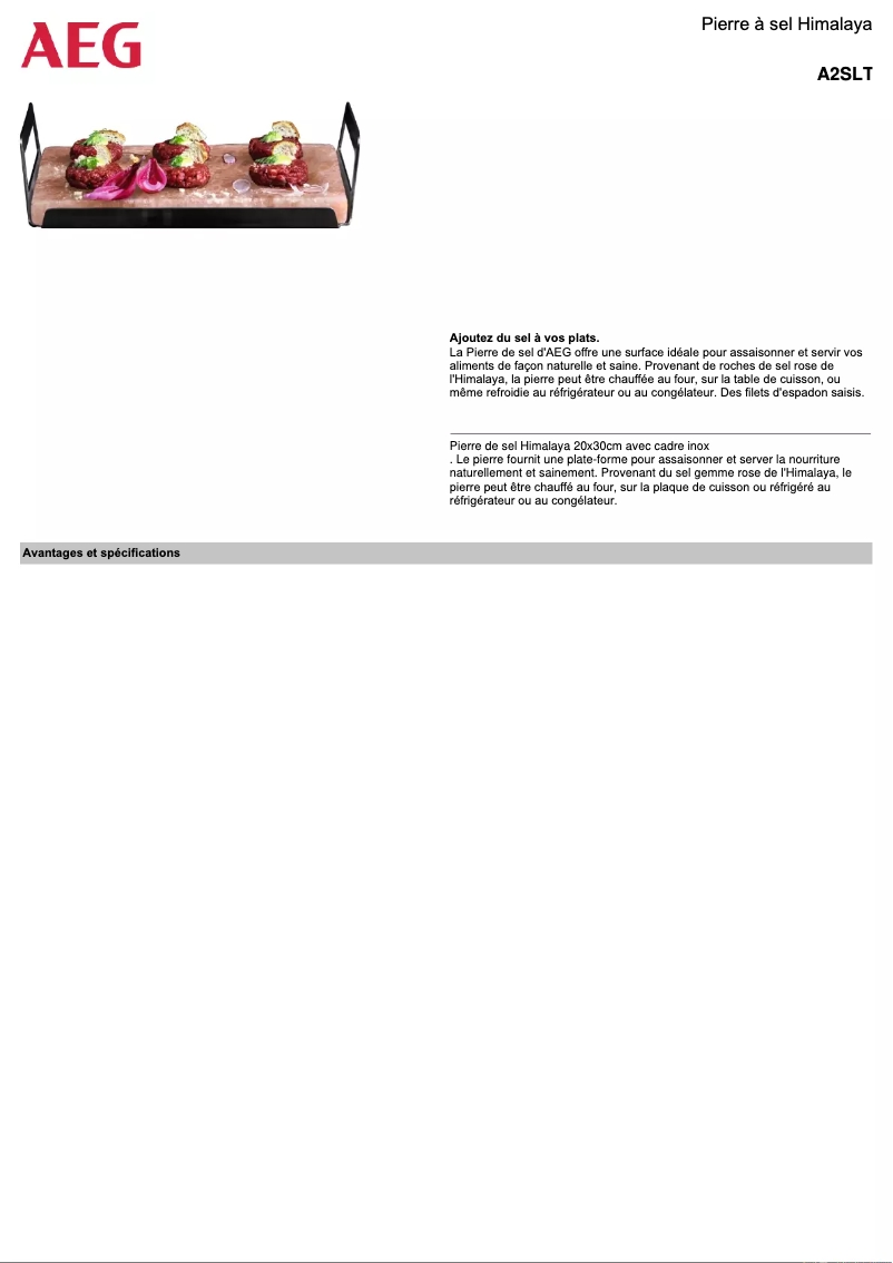 First page image of the manual for A2SLT