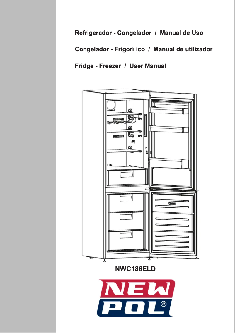 First page image of the manual for NWC186ELD