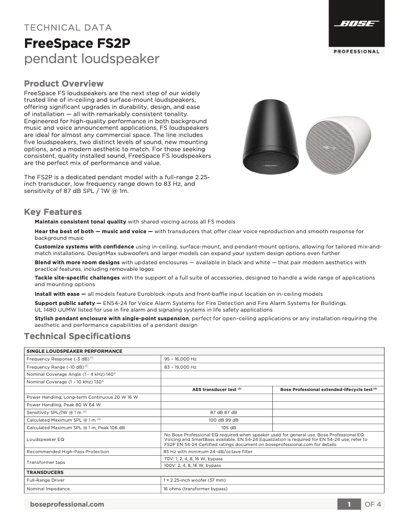 First page image of the manual for FreeSpace FS2P