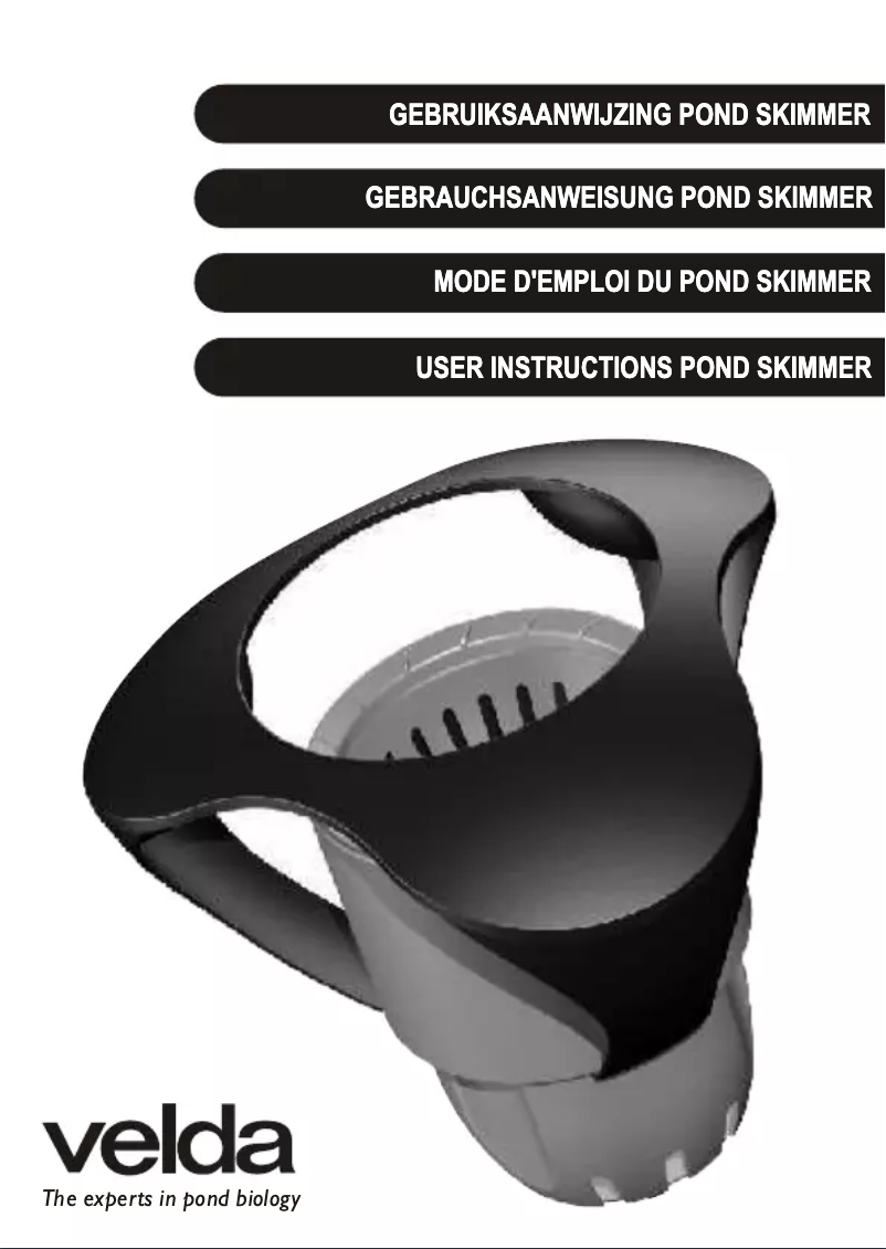 First page image of the manual for Pond Skimmer
