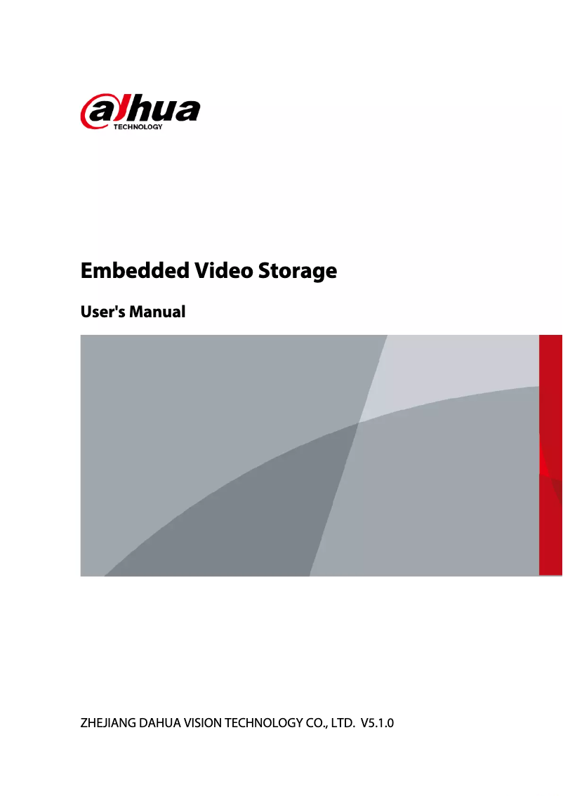 First page image of the manual for EVS8236X