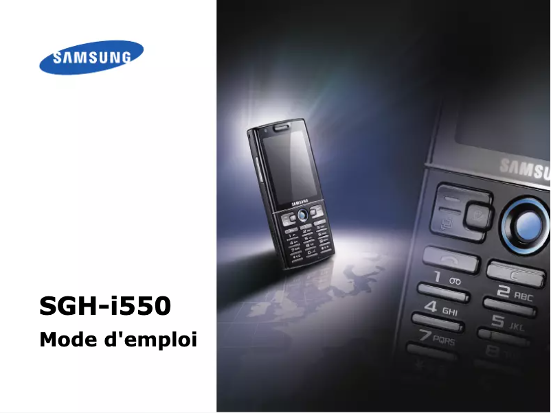 First page image of the manual for SGH-I550