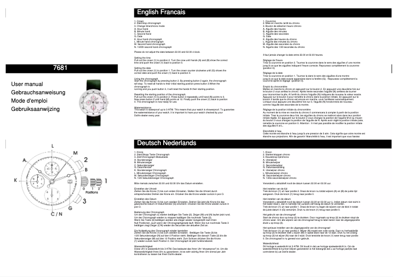 Page 1 of the manual User Manual Davis 7681