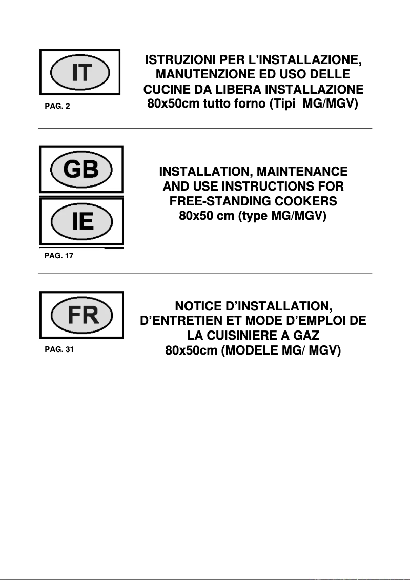 First page image of the manual for TU85C21DX