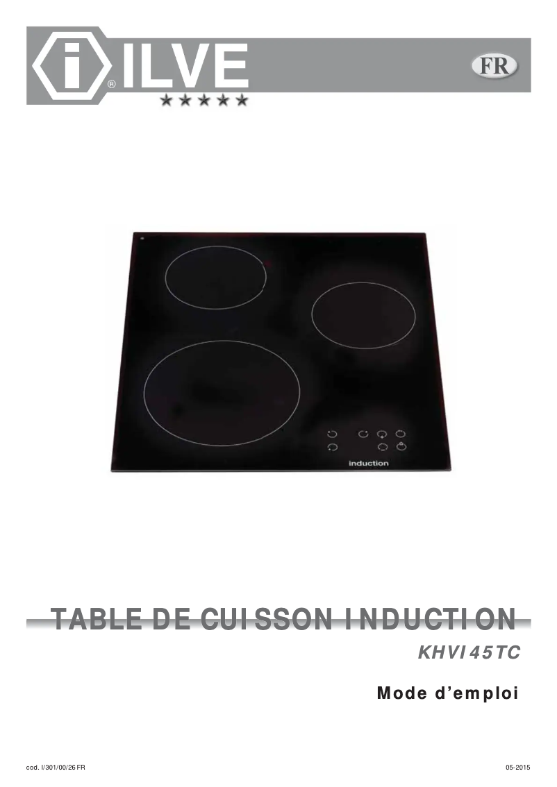 First page image of the manual for Pro Line KHVI45TC