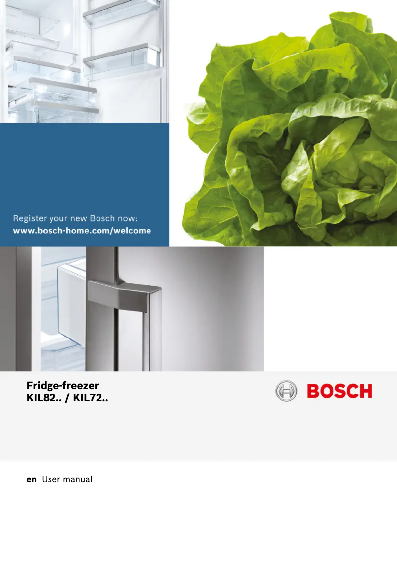 Page 1 of the manual User Manual Bosch KIL72AF30G