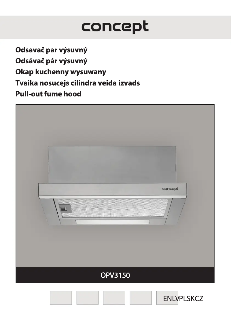 First page image of the manual for OPV3150