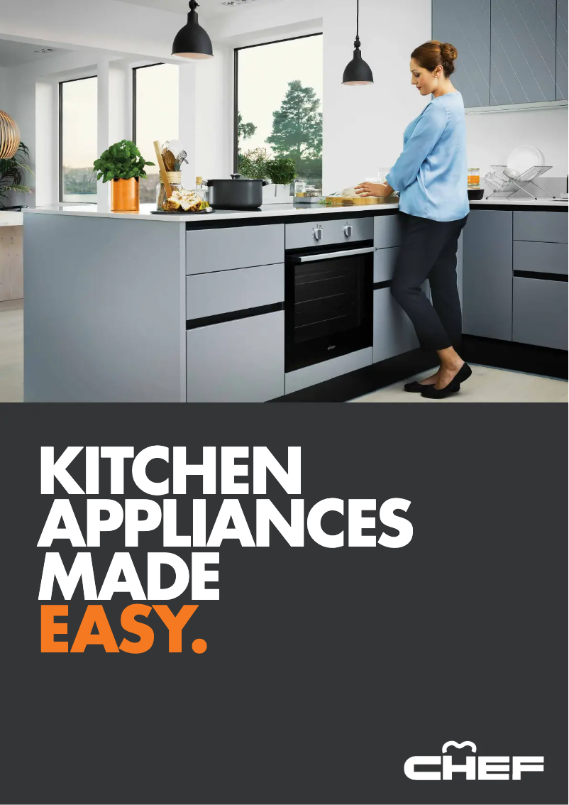 Page 1 of the manual Brochure Chef CVE612SB