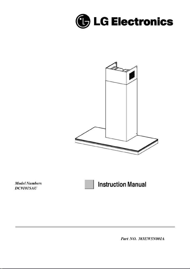 First page image of the manual for DC9101SSA
