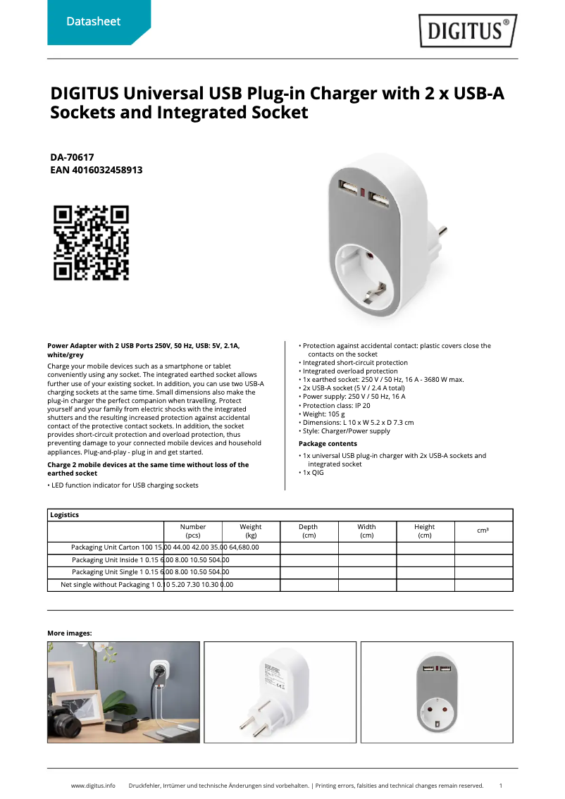 First page image of the manual for DA-70617