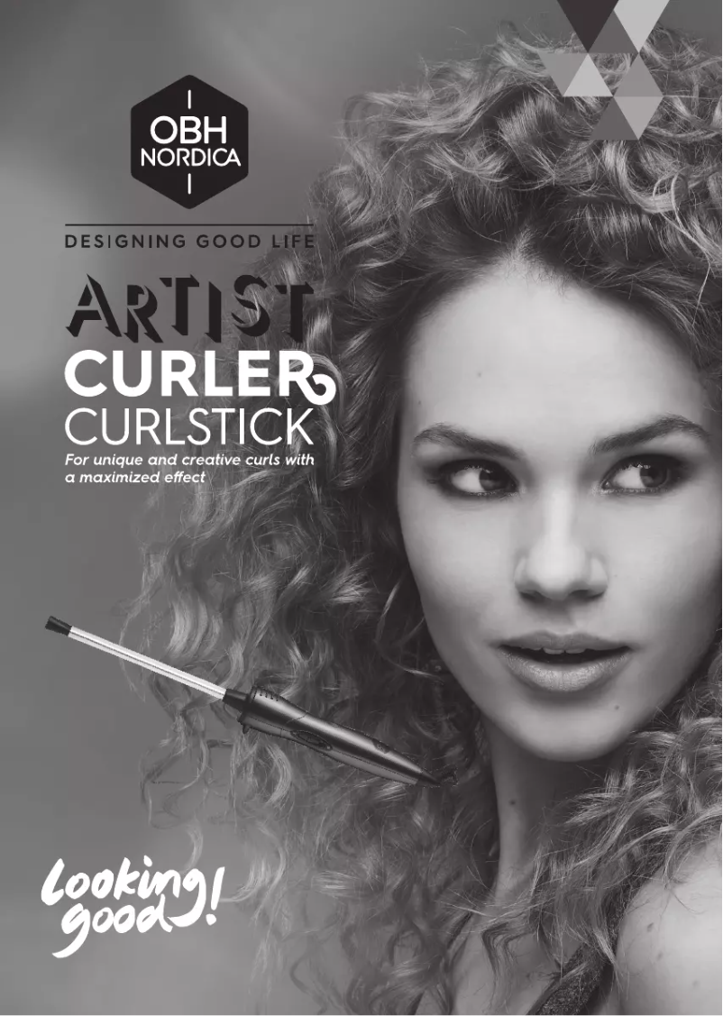 First page image of the manual for Curlstick