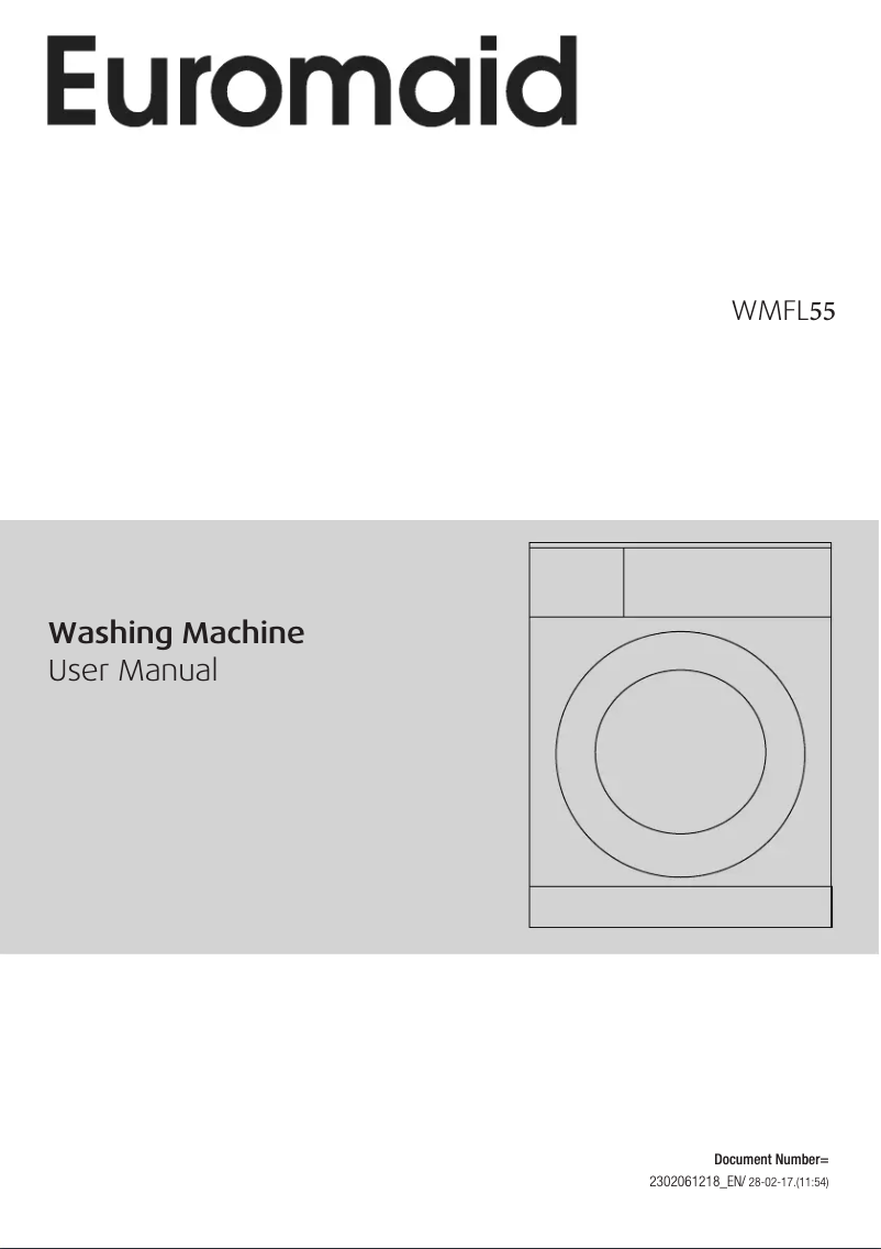 First page image of the manual for WMFL55