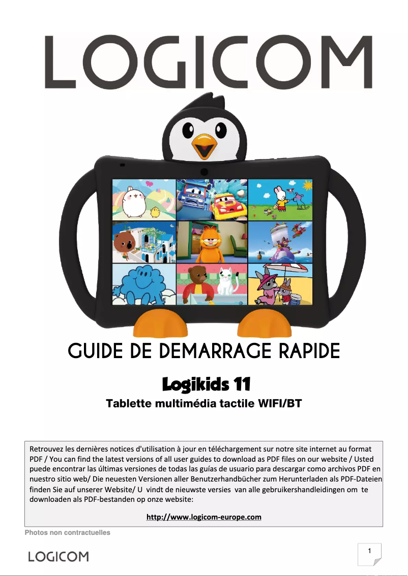 First page image of the manual for Logikids 11