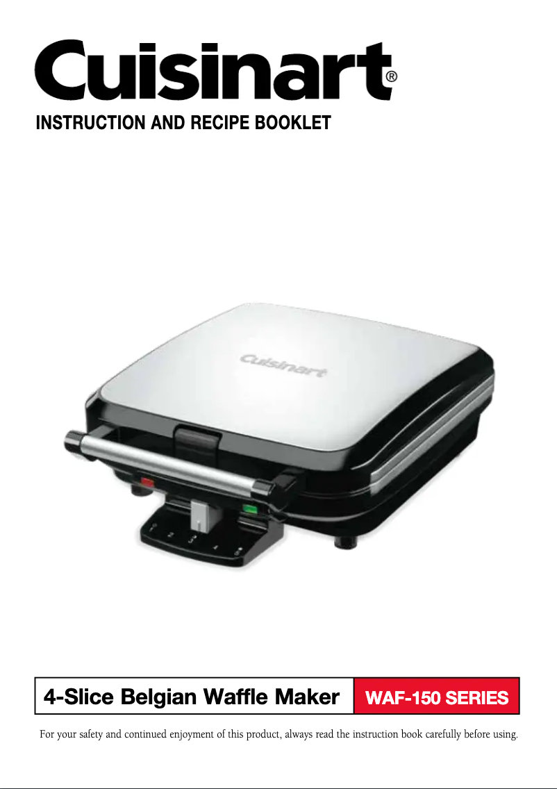 First page image of the manual for WAF-150P1