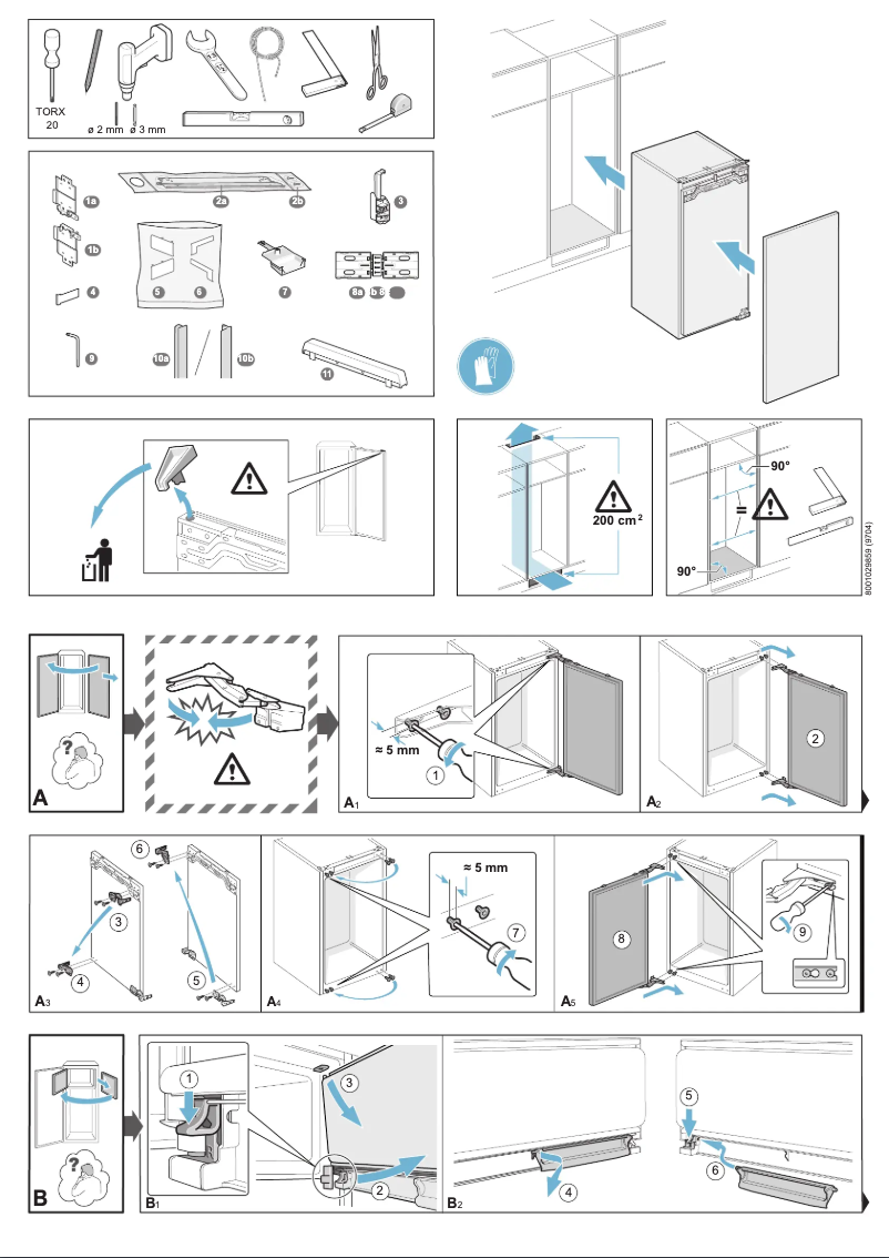 First page image of the manual for GI1216DE0