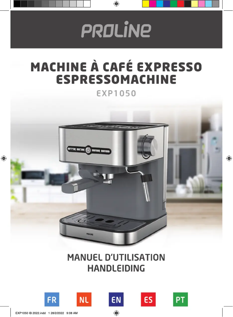 First page image of the manual for EXP1050