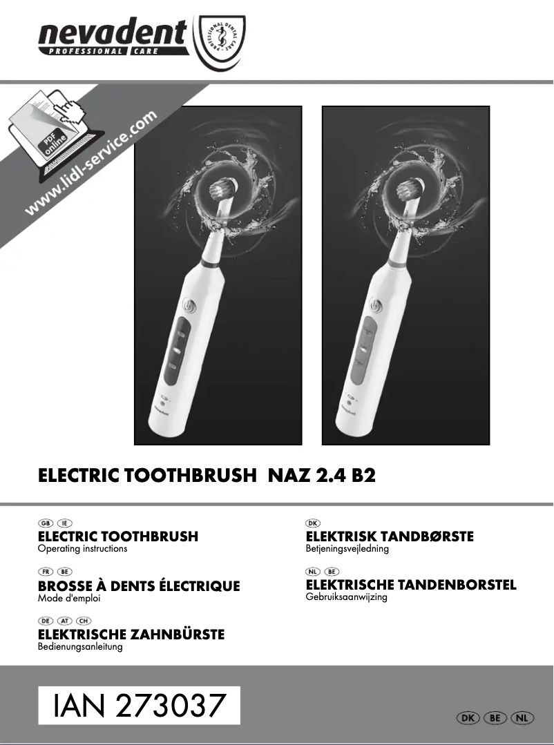 First page image of the manual for NAZ 2.4 B2