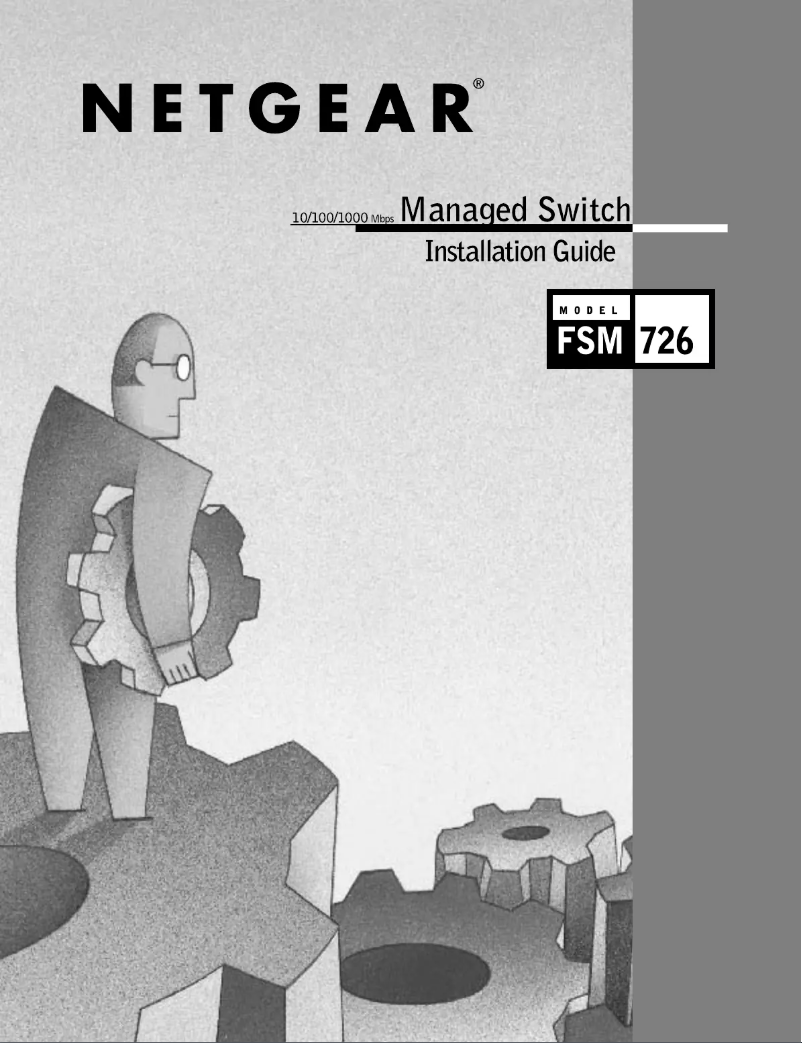 First page image of the manual for FSM726v2