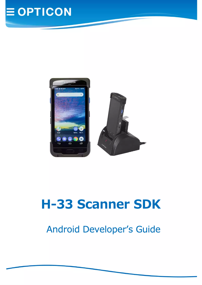 First page image of the manual for H-33