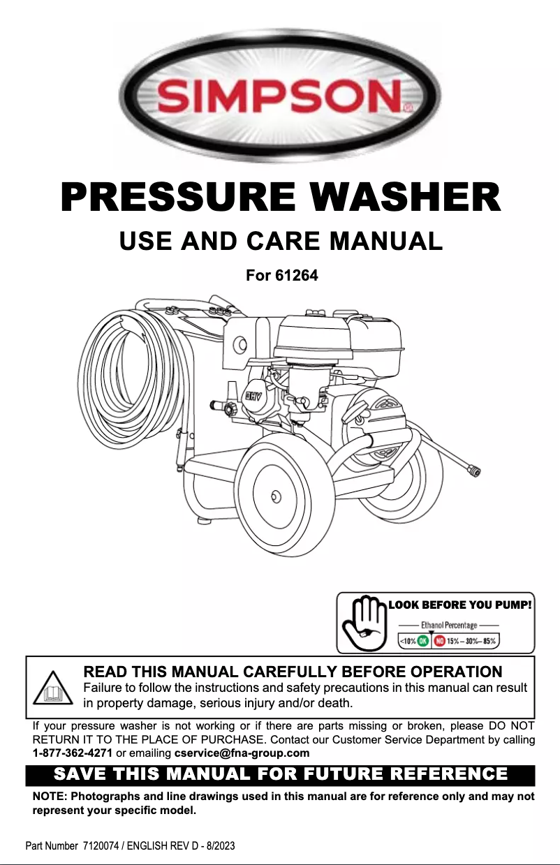First page image of the manual for PowerShot PS-61264