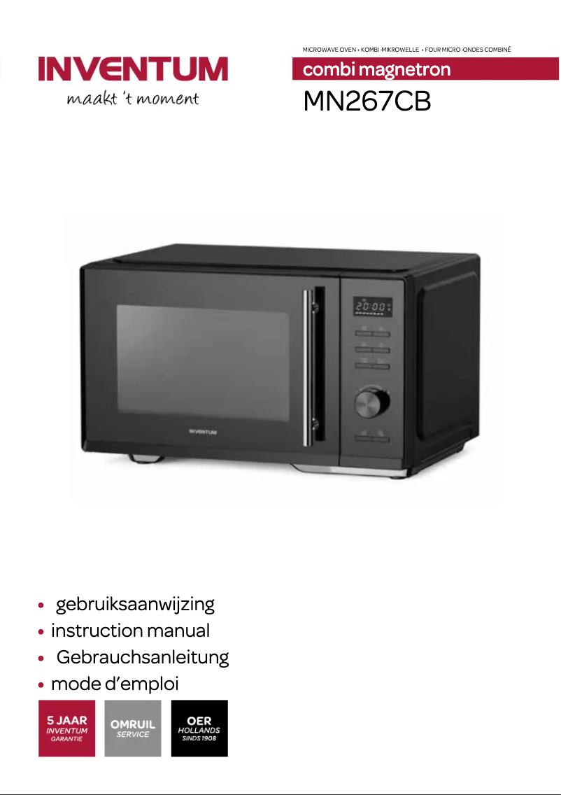 Image de la première page du manuel de l'appareil MN267CB