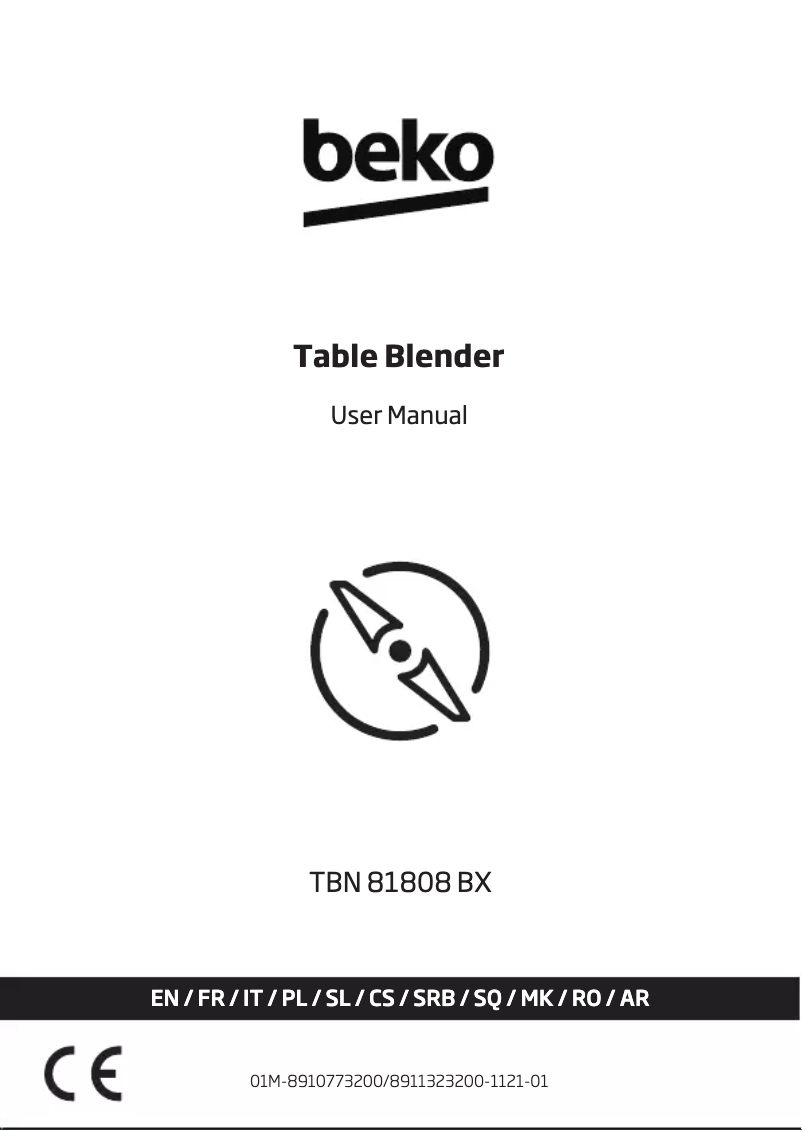 First page image of the manual for TBN 81808 BX