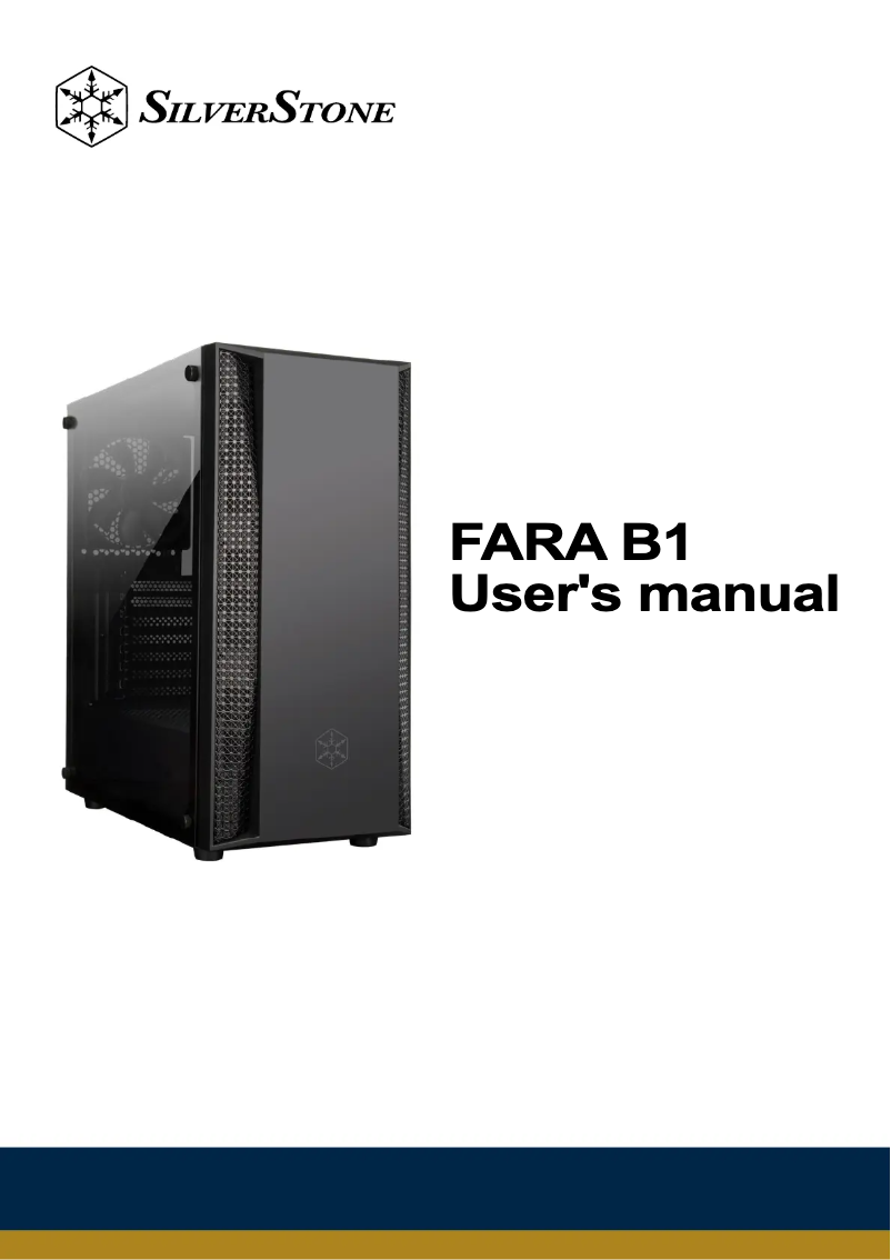 First page image of the manual for FARA B1