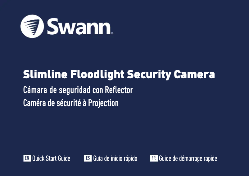 Page 1 of the manual Quick Start Guide Swann SWIFI-SLMFLCW-USA