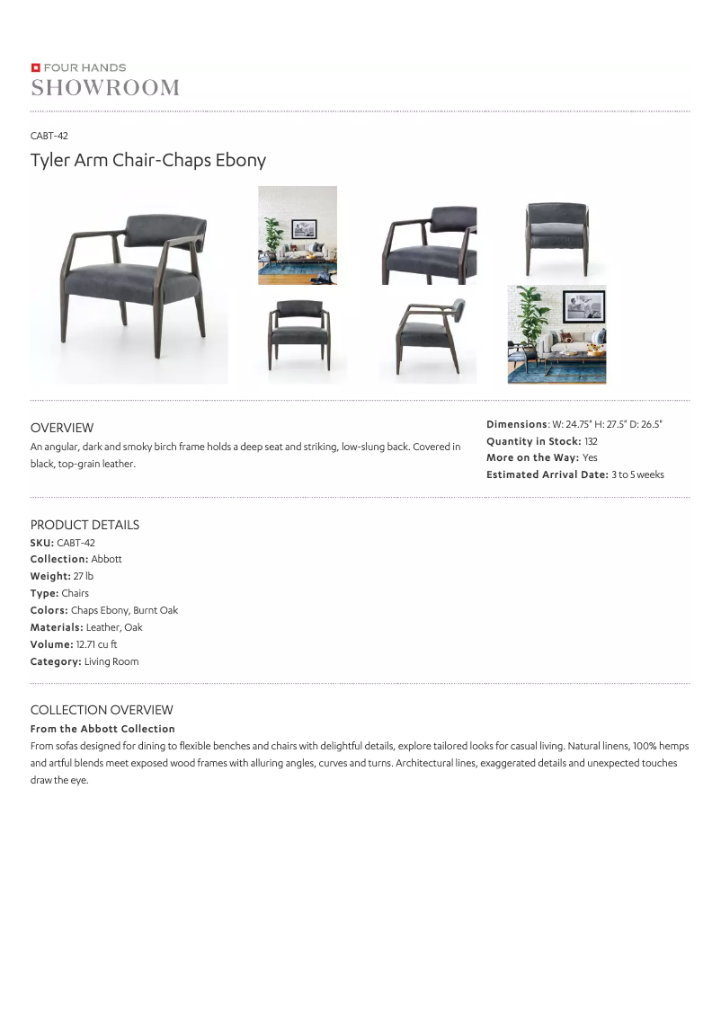 First page image of the manual for CABT-42