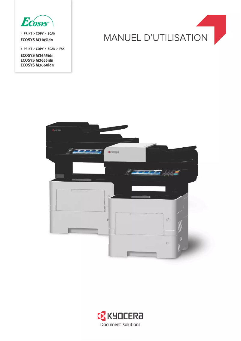 Page 1 of the manual User Manual Kyocera ECOSYS M3145idn