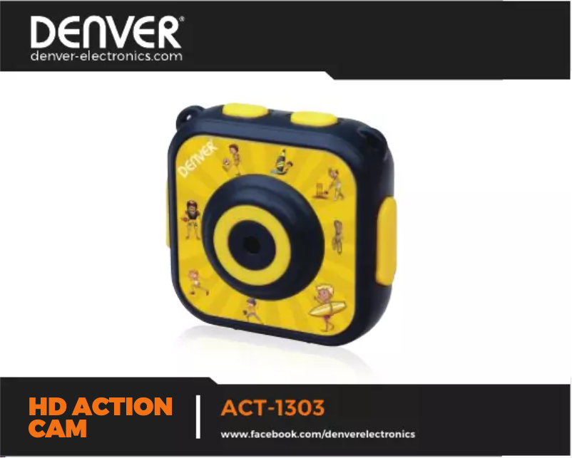 Page 1 of the manual User Manual Denver ACT-1303