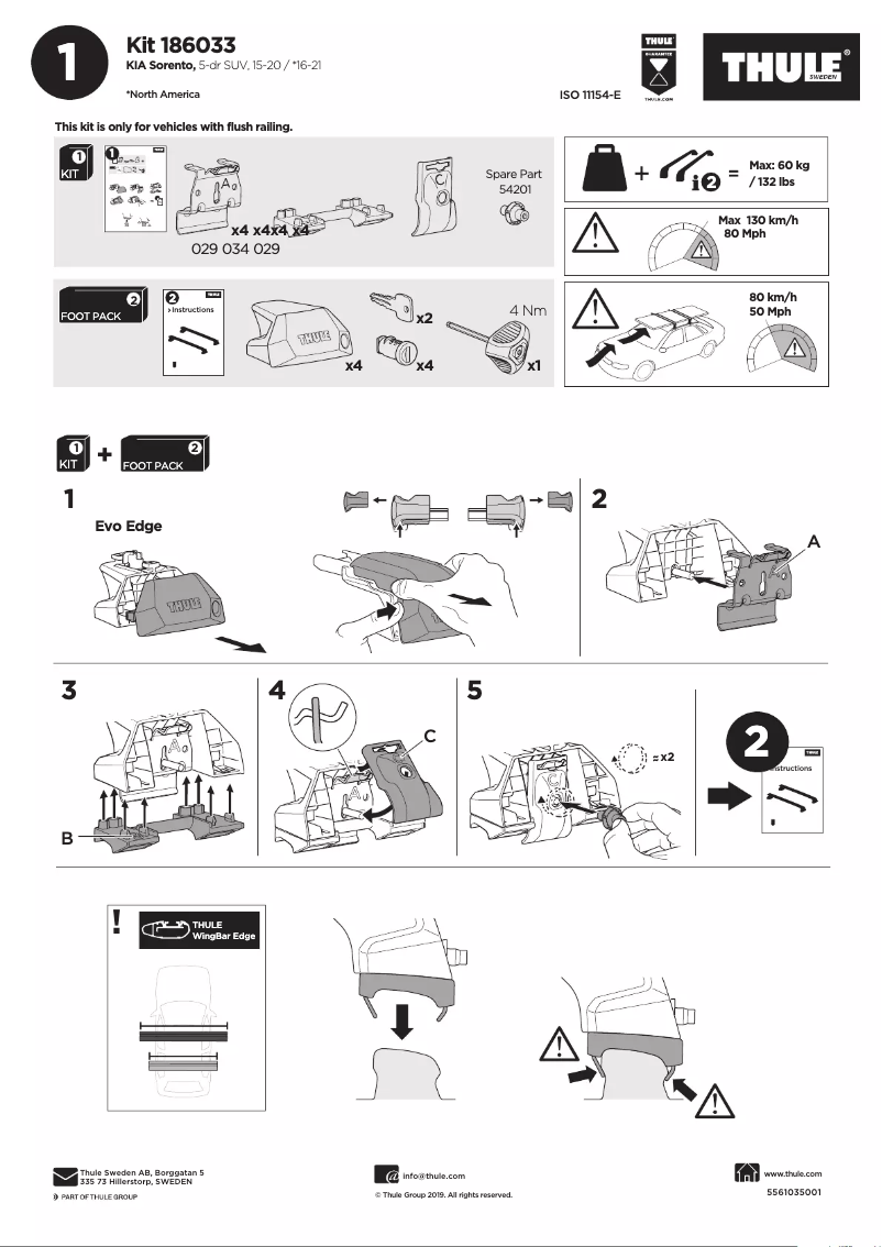 First page image of the manual for Kit 186033