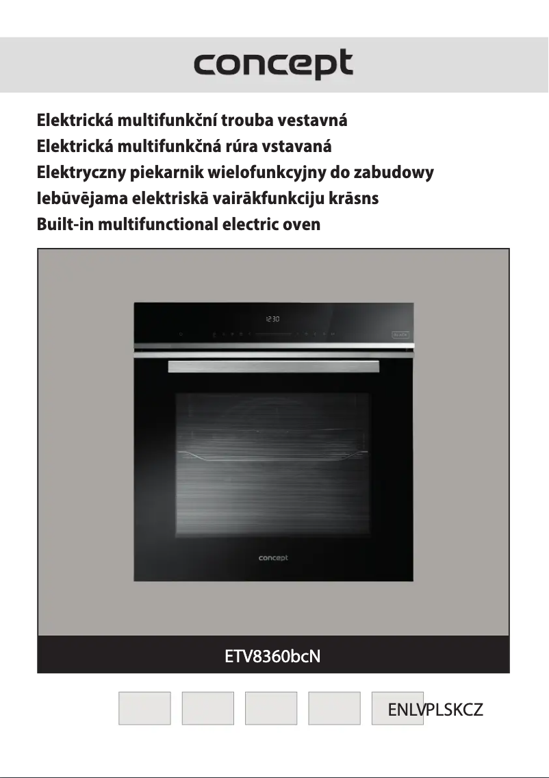 First page image of the manual for ETV8360bcN