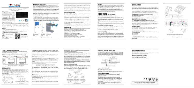 Page 1 of the manual User Manual V-TAC VT-450