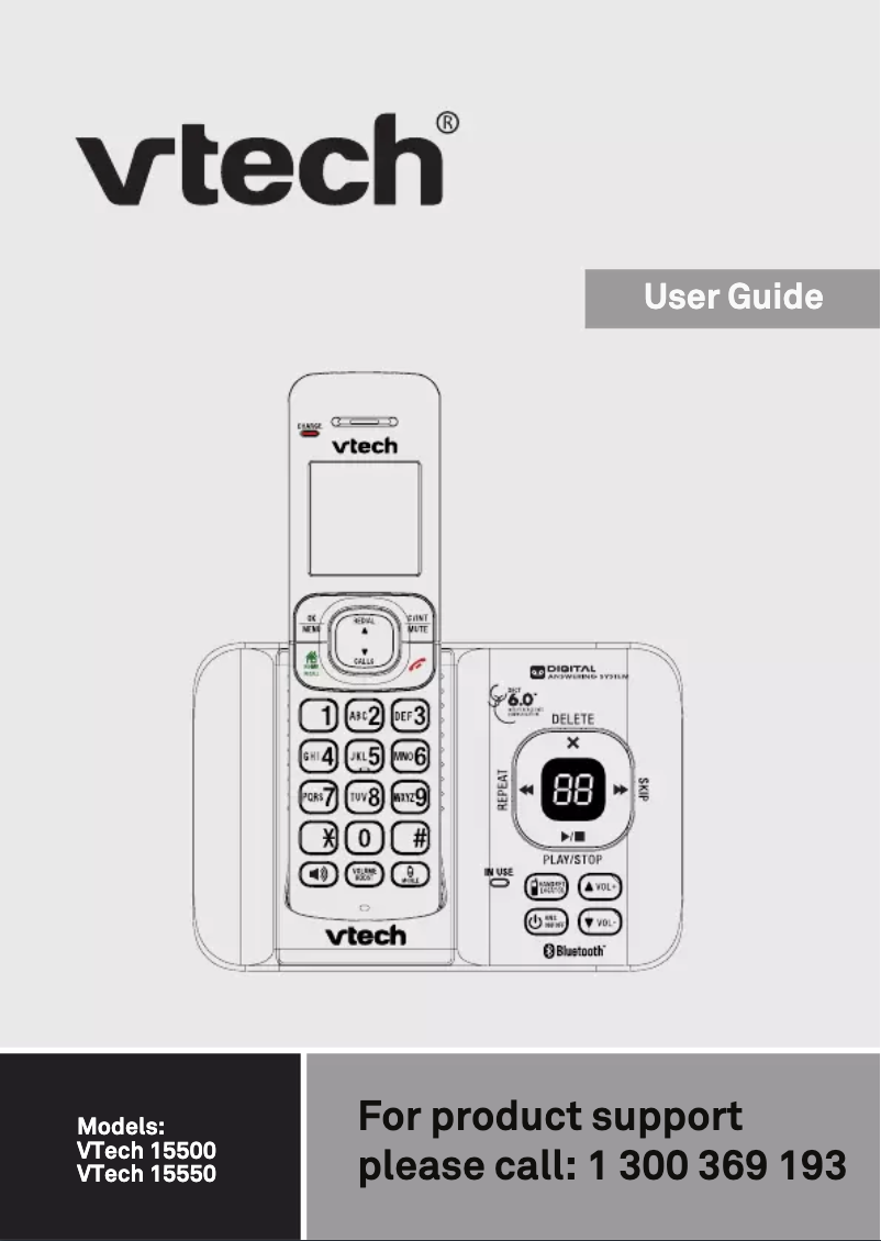 Page 1 of the manual User Manual Vtech 15550