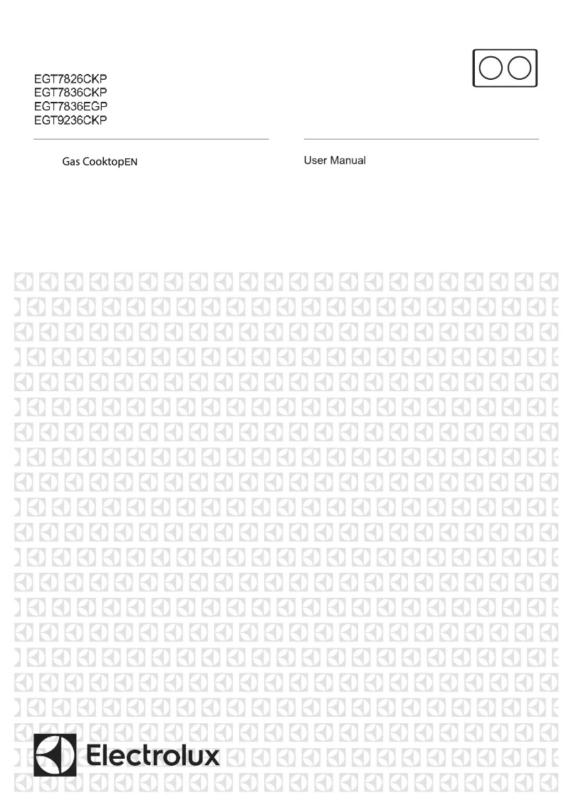 Page 1 of the manual User Manual Electrolux EGT9236CKPC