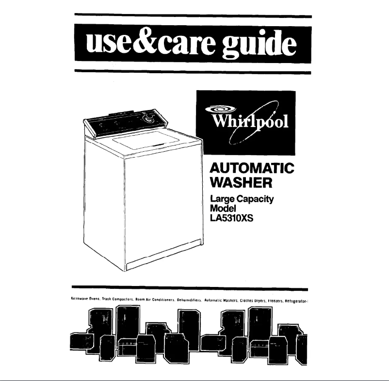 Page 1 of the manual User Manual Whirlpool LA5310XS
