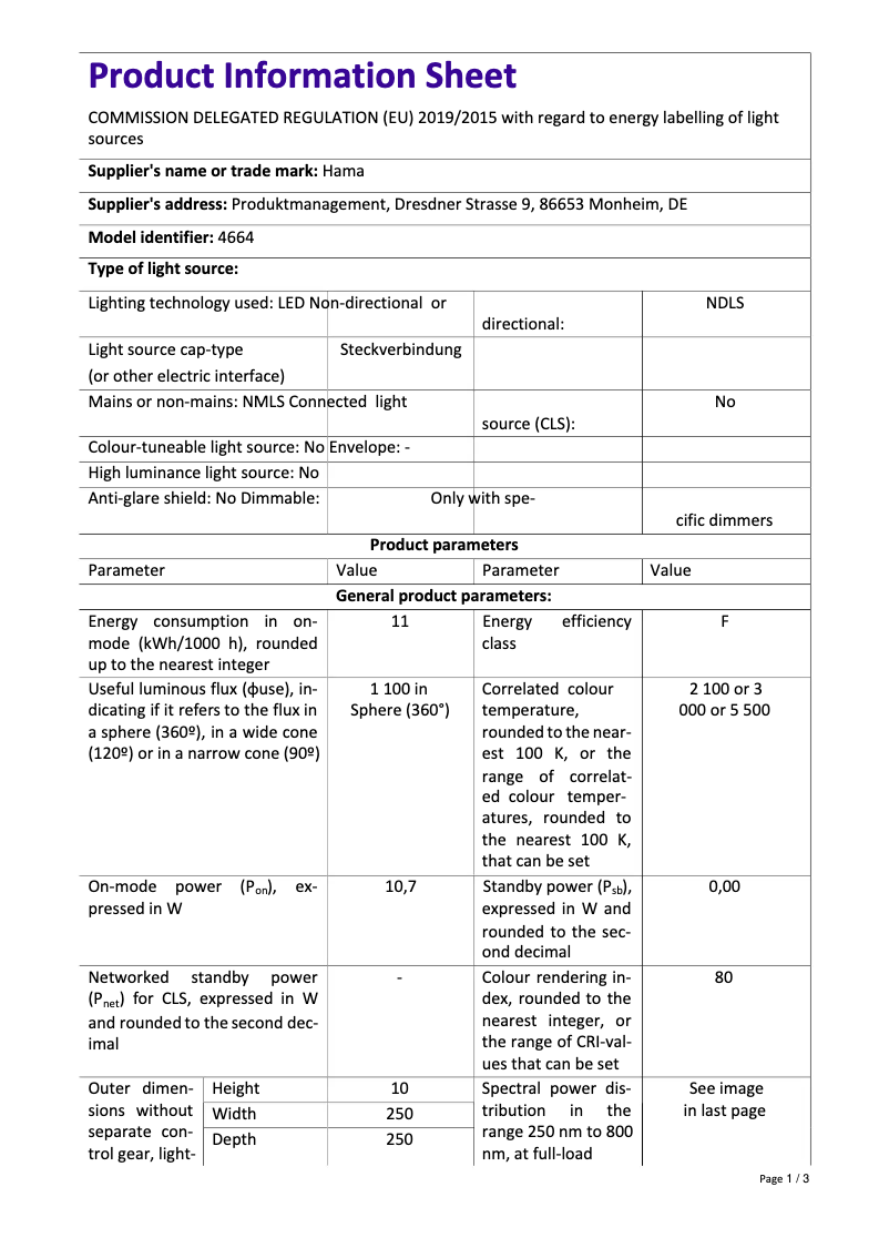 Image de la première page du manuel de l'appareil ToGo 004664