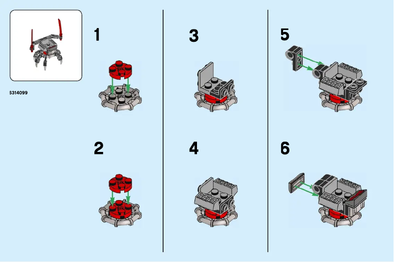 Page 1 of the manual User Manual Lego Ninjago 40374