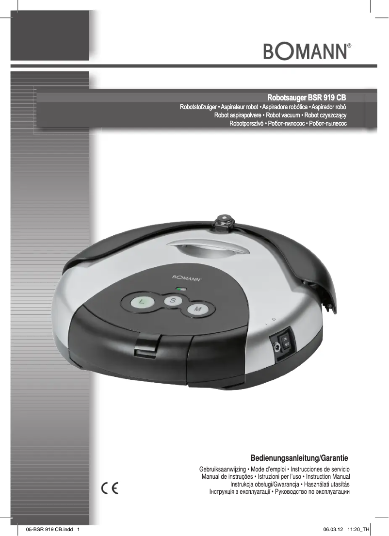 Page 1 of the manual User Manual Bomann BSR 919 CB