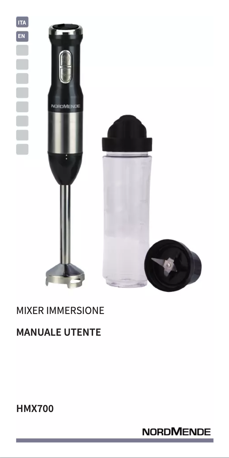 Page 1 of the manual User Manual Nordmende HMX700