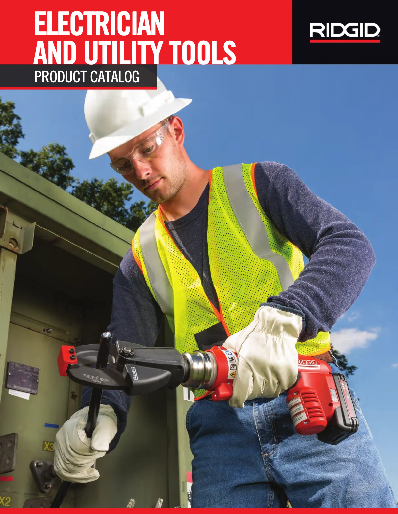 Page 1 of the manual Catalogue Ridgid 700