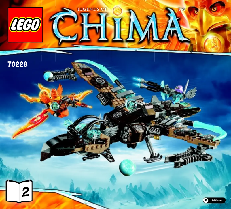 Page 1 of the manual User Manual Lego Chima 70228