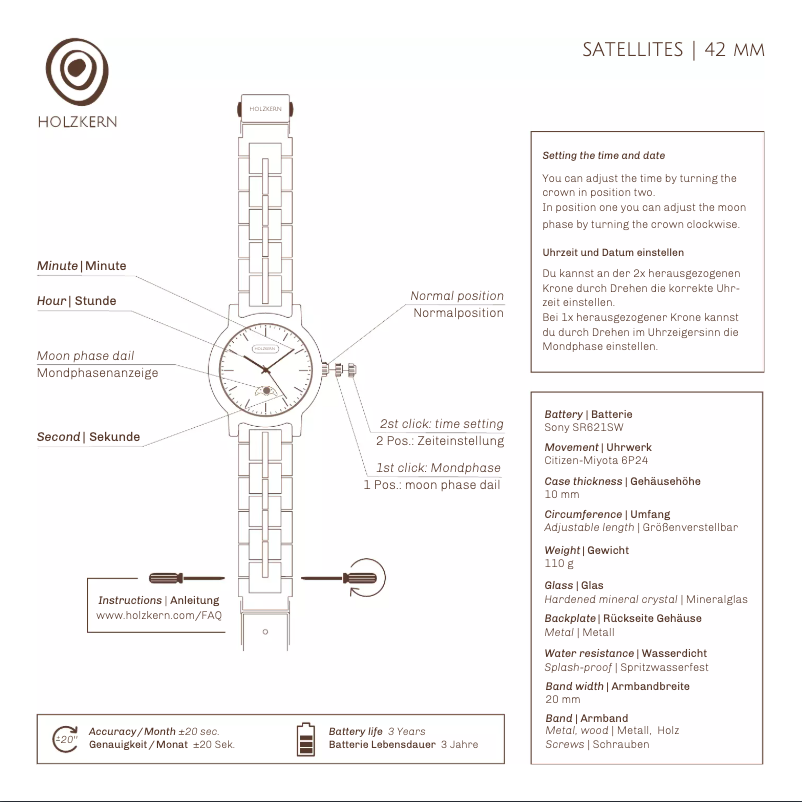Page 1 of the manual User Manual Holzkern Phobos